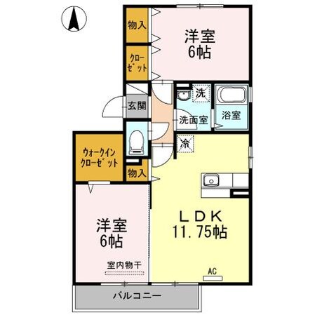 ロアジスの物件間取画像